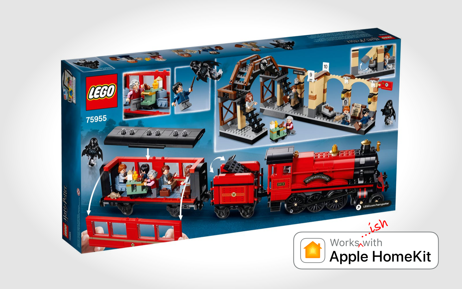 The LEGO Hogwarts express box art